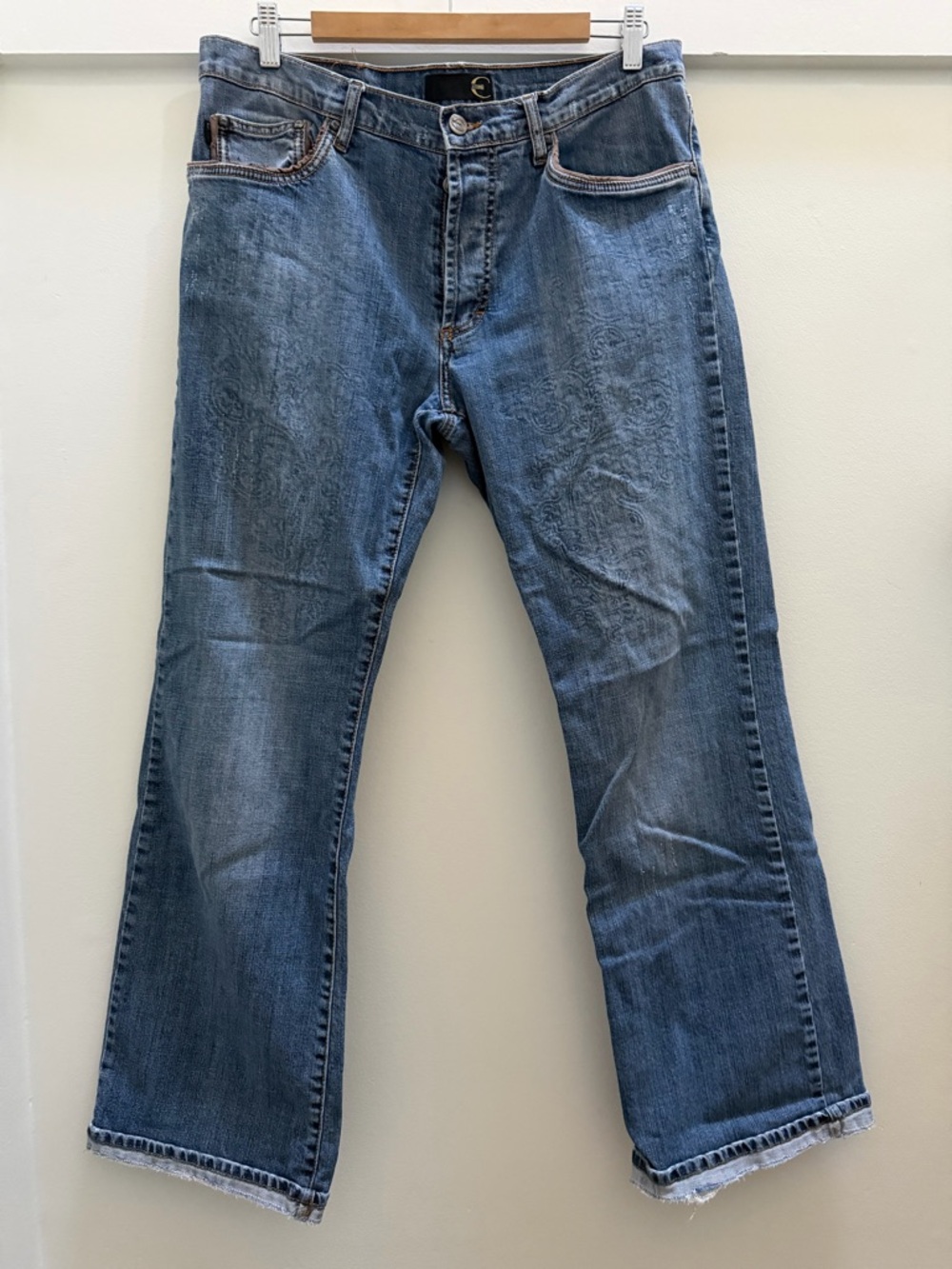 Just Cavalli Vintage low rise Blue Denim Jeans